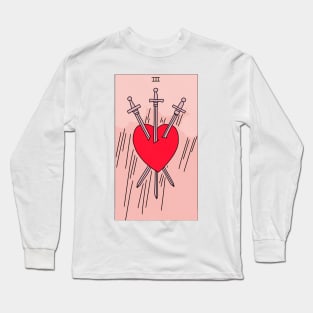 3 of Swords Long Sleeve T-Shirt